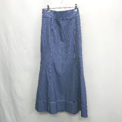 ◇ Θ Couture Brooch クチュールブローチ ロング マーメイド スカート サイズ40 ブルー レディース E  【1412090019289】のサムネイル