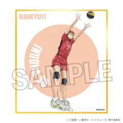 【新品・公式】ハイキュー!! ギラギラ色紙 犬岡 走 公式グッズ colleize