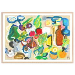 イラストレーター yamyam 原画 kitchen(410mm×410mm) - メルカリ