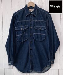 Wrangler ラングラー　ビッグポケット　デニムシャツ シャツ　サイズM