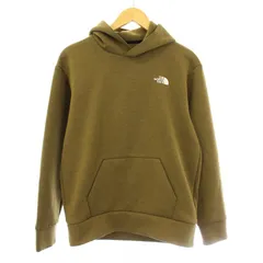 ザノースフェイス THE NORTH FACE テックエアースウェットワイドフーディ NT12086 パーカー フーディー プルオーバー 長袖 ロゴ プリント M カーキ /KU