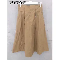 ◇ Dessin デッサン ウエストゴム 膝下丈 プリーツ スカート サイズ2 ブラウン レディース 【中古】 【1103090021692】のサムネイル