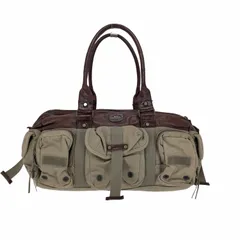 ディーゼル DIESEL 90～00S レザー×ダック コンビボストンバッグ メンズ 表記無 のサムネイル