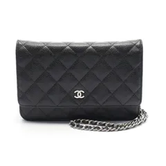 シャネル CHANEL ショルダーバッグ マトラッセ AP0250 ブラック レザー マトラッセ チェーンウォレット レディース Used B