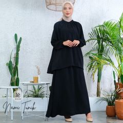 チュニックセットスカートー Nami Moslem Ladies Wear Moslem Tunic Set Skirt Casual Ladies Wear Polyester Fabric ロングチュニック レディース