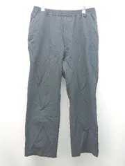 ◇ UNITED ARROWS カジュアル ウエストゴム シンプル シャカ素材 パンツ サイズL ブラック メンズ E  【1310300046257】