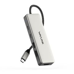 WAVLINK WL-UHP3415 85Wアップストリーム充電機能付きUSB-C 4K@60HZ HDMI 10Gハブ