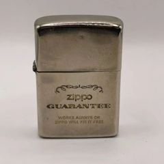 ◎【✨火花確認済み！✨】ZIPPO　ジッポー ライター　火花確認　GUARANTEE　ギャランティー　喫煙具　タバコ　カラー　シルバー　有名　ダンディ　大人　ずっしり　重量感　メタル　メタリック　レトロ風　昭和　ダンディ　アンティーク　ヴィンテージ