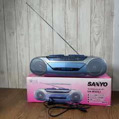《ジャンク》サンヨーラジオカセットレコーダー　おしゃれなテレコ