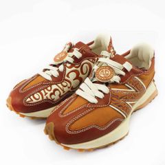 NEW BALANCE ニューバランス FRANCK MULLER フランクミュラー MS327FMC ブラウン 24.5cm 限定品 スニーカー レザー キャンバス メンズ【中古】【送料無料