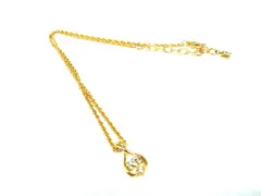 ■極美品■ NINA RICCI ニナリッチ ラインストーン ネックレス アクセサリー レディース ゴールド系 DJ4906