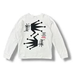 STUSSY × COMME des GARCONS 18AW クリスマス限定トレーナー スウェット ステューシー コムデギャルソン コラボ OB-T007 ホワイト L 98688A9のサムネイル