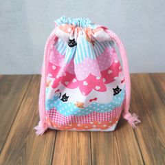 コップ袋猫柄2★ハンドメイド新品