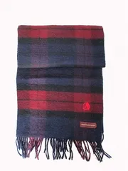 ラルフローレン RALPH LAUREN チャップス CHAPS マフラー チェック リバーシブル ネイビーのサムネイル