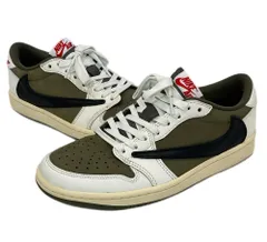Travis Scott Nike Air Jordan 1 Low OG SP Reverse Olive トラヴィス ナイキ エアジョーダン1 ロー リバースオリーブ DM7866-200 メンズ スニーカー カーキ 25.5cm 101sh-2002のサムネイル