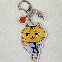 COMねこ：パラテコンドーアクリルキーホルダー