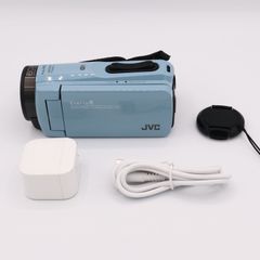 JVCケンウッド JVCKENWOOD ビデオカメラ Everio R 防水 防塵 Wi-Fi 64GB内蔵メモリー サックスブルー GZ-RX680-A　#250603_06540940