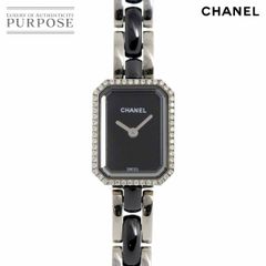 シャネル CHANEL プルミエール H2163 ダイヤベゼル レディース 腕時計 ブラック セラミック クォーツ ウォッチ Premiere 90275660