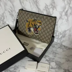 GUCCI タイガー柄 クラッチバッグ Amazon | GUCCI(グッチ) POUCH GG SUP. TIGER PRINT ポーチ