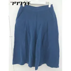 ◇ Simplicite シンプリシテェ リネン混 ガウチョ パンツ サイズM ダークブルー レディース  【中古】 【1112150000089】