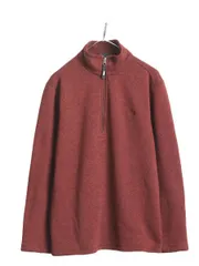 【お得なクーポン配布中!】 ノースフェイス ハーフジップ セーター フリース ジャケット メンズ L / 古着 The North face アウトドア ニット プルオーバー ジャンパー