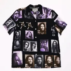 WACKO MARIA ボブ・マーリー Tシャツ Lサイズ ブラック WACKO MARIA (ワコマリア)】 ボブマーリー Tシャツ│WACKO MARIA