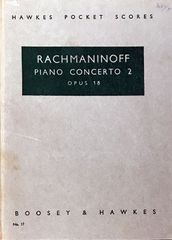 ラフマニノフ ピアノ協奏曲第2番 (スタディスコア/ポケットスコア) 輸入楽譜 Rachmaninoff Piano Concerto 2 ブージー&ホークス/Boosey & Hawkes 洋書