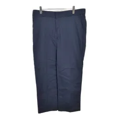Dickies ディッキーズ ダブルニー ワークパンツ 大きいサイズ ネイビー(メンズ W38 L30)中古 古着 V3215