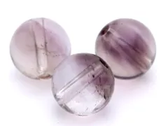 1粒売り アメジストエレスチャル マダガスカル産 8mm パワーストーン バラ売り 天然石 パワーストーン ばら売り ビーズ