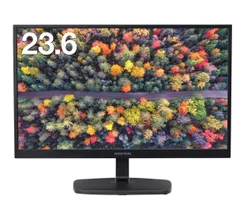 GREENHOUSE 23.6インチ液晶モニター液晶ディスプレイGH-LCW24E-BK/解像度：1920 × 1080 /非光沢)中古ーとても良いのサムネイル