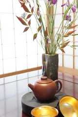 Large horizontal purple clay teapot 宜興紫砂茶壺 紫砂壺 中国茶器 茶道具 泡茶 茶壺 茶杯 ティーポット 急須
