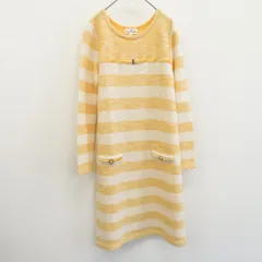 クレージュ courreges ワンピース ロング ロゴボタン ボーダー x864168のサムネイル