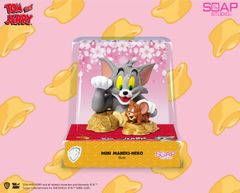 【新品/正規代理店】トムとジェリー フィギュア まねき猫 ミニバストフィギュア グッズ インテリア 置物 Tom and Jerry Figure Lucky Cat