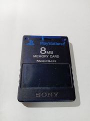 PS2用　メモリーカード　ミッドナイトブルー