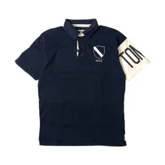 TOMMY トミー ボーダー切替 半袖ポロシャツ L/ブラック/TOMMY HILFIGER