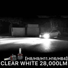 LED ヘッドライト フォグランプ バルブ H4 H7 H8 H11 H16 HB4 汎用 後付け ホワイト 白 防水 爆光