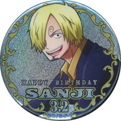 【中古】バッジ・ピンズ サンジ ハッピーバースデーホログラム缶バッジ(2022) 「ワンピース」