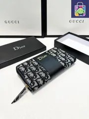 【今日特価】Dior ディオール 人気シングルジッパーハンドバッグ 表裏頭層レザー製、男女兼用・原箱付き-WTO輸入2