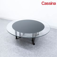 【展示品】Cassina カッシーナ 476 BOBOLI ボボリ コンテンポラリーコレクション センター テーブル ガラス天板 ロドルフォ・ドルドーニ 定価98万【配送要確認】