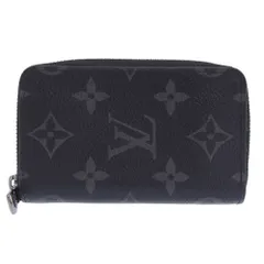 【返品OK】ルイヴィトン ジッピー コインパース ヴェルティカル M81662 モノグラム エクリプス コンパクト財布 ブラック【送料無料】【中古】