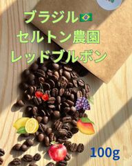 ブラジル　セルトン農園　レッドブルボン　100g