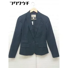 ◇ BANANA REPUBLIC バナナリパブリック テーラード ジャケット サイズ0 ネイビー レディース 【中古】 【1103240008078】