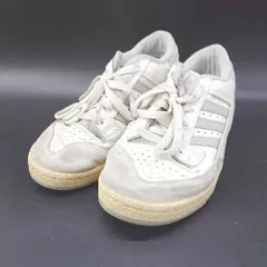 ◇ Θ adidas アディダス GX2213 スニーカー サイズ23.5 ホワイト グレー レディース E  【1504240017822】