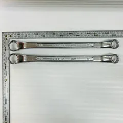 2本セット LOBSTER ロブスター 両口 メガネレンチ 17×21 合金鋼 スパナ 大工道具 金槌 ＯＨ　鉄工・建築・土木作業