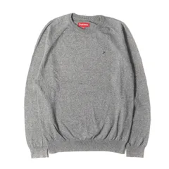 supremeグレー ロゴ入り ニットセーター ブランドコラボ グレー（灰色）系 Supreme(シュプリーム) ニット