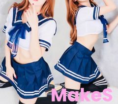 51セクシーランジェリー　セーラー服　上下セット　コスプレ　エロい　エッチ　H