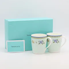 未使用品 箱付 ティファニー ペアマグカップ モーニンググローリー コップ KTR 2000000 NSK