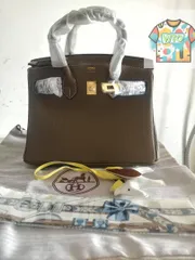 HERMES エレファントグレーのハンドバッグ／ショルダーバッグ-WT0輸入-FZ15
