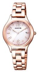 CITIZEN ウィッカ wicca ソーラーテック 電波時計 ピンクゴールド 日常生活防水 レディース KS1-261-91 #ときめく ダイヤ シチズン 電波ソーラー