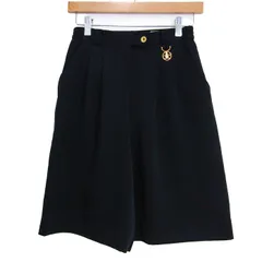 マンシングウェア キュロットパンツ ハーフパンツ ブランド ボトムス レディース Mサイズ ネイビー Munsing wear 【中古】